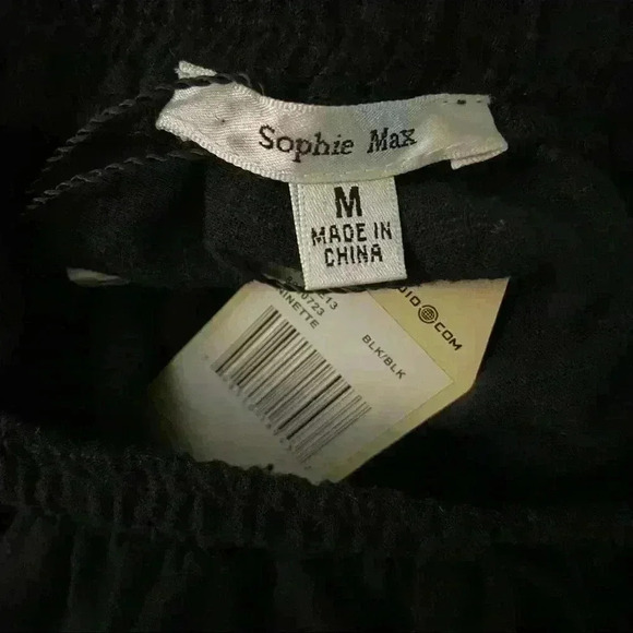 Sophie Max Black Cotton Skirt NWT Size Medium - Picture 8 of 12